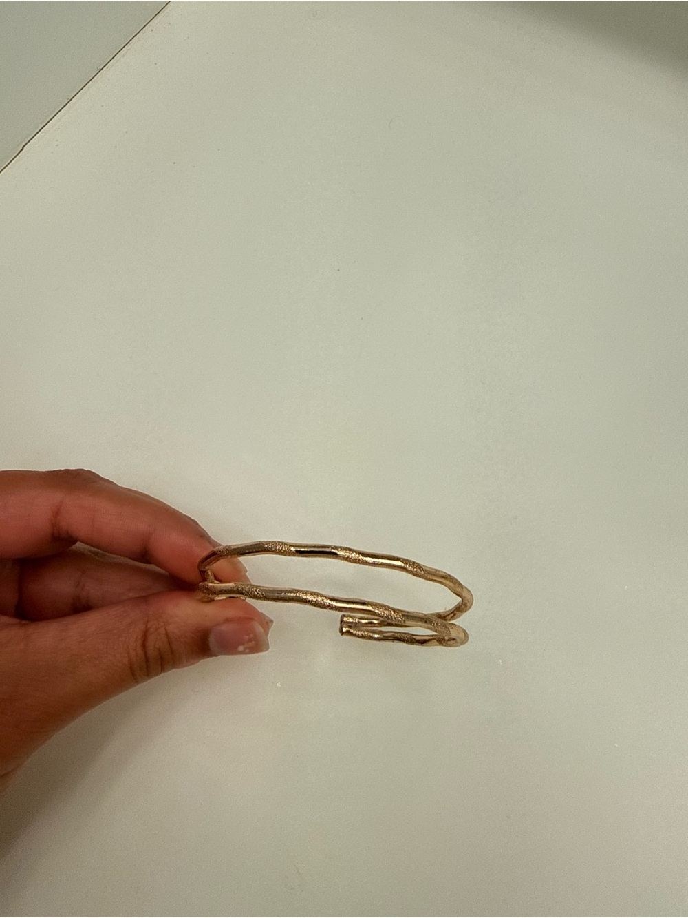 6 Gold Open Cuff Bracelet - Fashion Women Jewelry